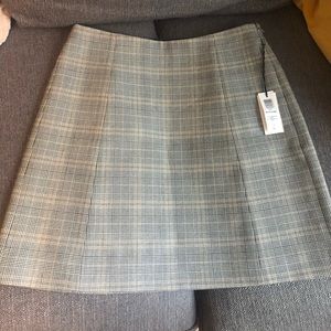 Aritzia plaid skirt new with tags